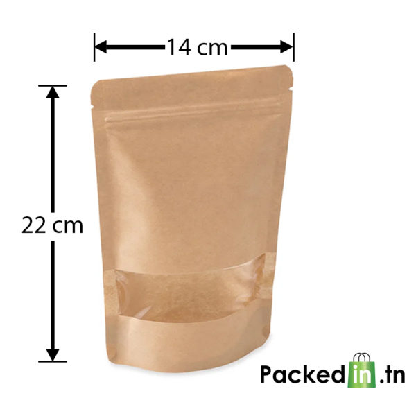 Pouch-up-kraft-paper-with-window-1422
